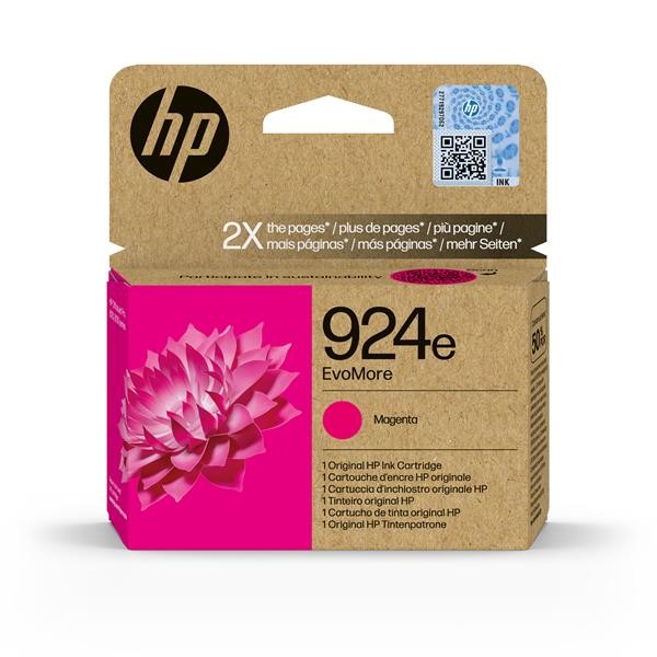 4K0U8NE Magenta 800 pagine Cartuccia d inchiostro originale magenta HP 924e - 4K0U8NE 4K0U8NE Magenta 800 pagine Cartuccia d inchiostro originale magenta HP 924e - 4K0U8NE
